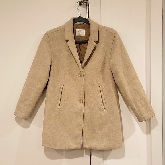 Zara Other - Zara coat boy; color: Tan